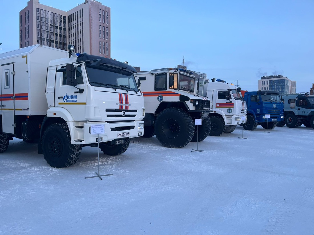 Аварийно-спасательные и газоспасательные автомобили, предназначенные для работы в условиях Арктики